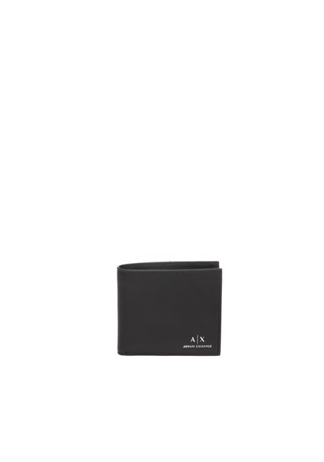 black logo wallet ARMANI EXCHANGE | 958098CC845-00020